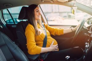 What should you do if you're in a car accident while pregnant