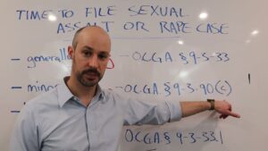 Time to File a Sexual Assault or Rape Case