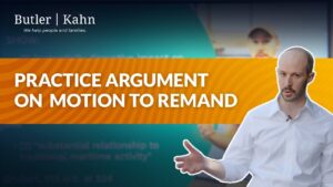 Practice Argument on Motion to Remand