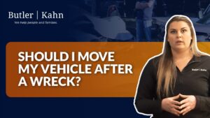 Should I Move My Vehicle After A Wreck?