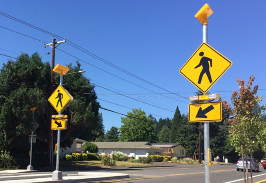 Rectangular Rapid Flashing Beacons (RRFBs)